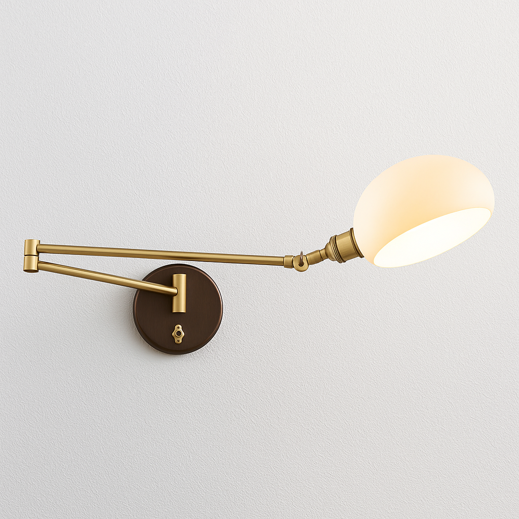 Luminária Arandela Moderna Minimalista Cerâmica Metal Havina