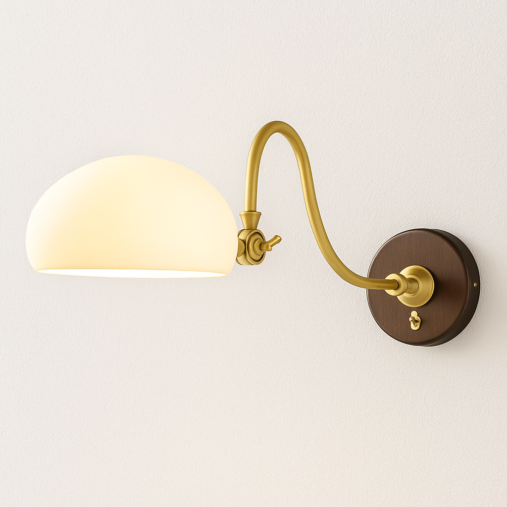Luminária Arandela Moderna Minimalista Cerâmica Metal Havina