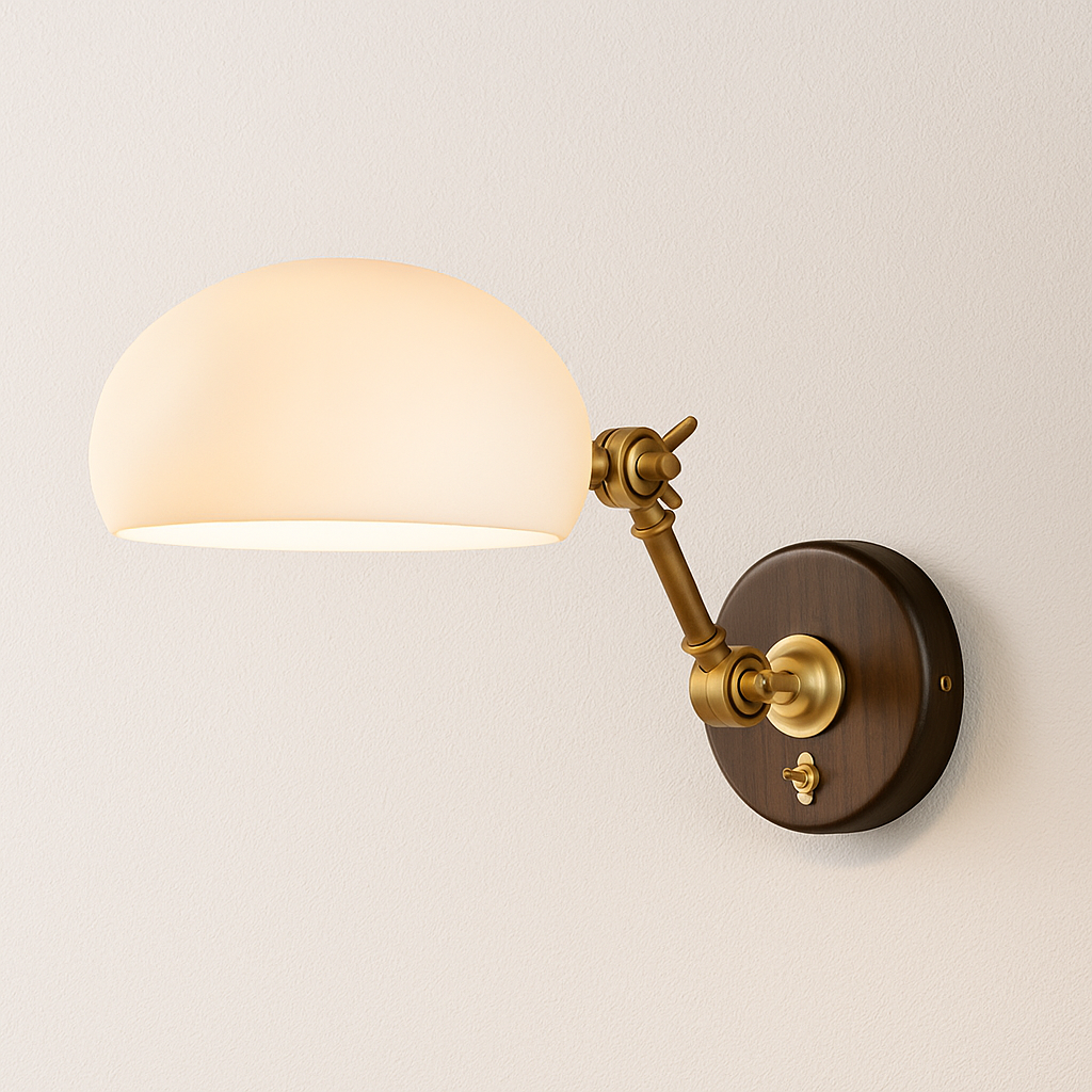 Luminária Arandela Moderna Minimalista Cerâmica Metal Havina