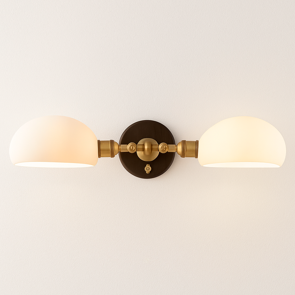 Luminária Arandela Moderna Minimalista Cerâmica Metal Havina