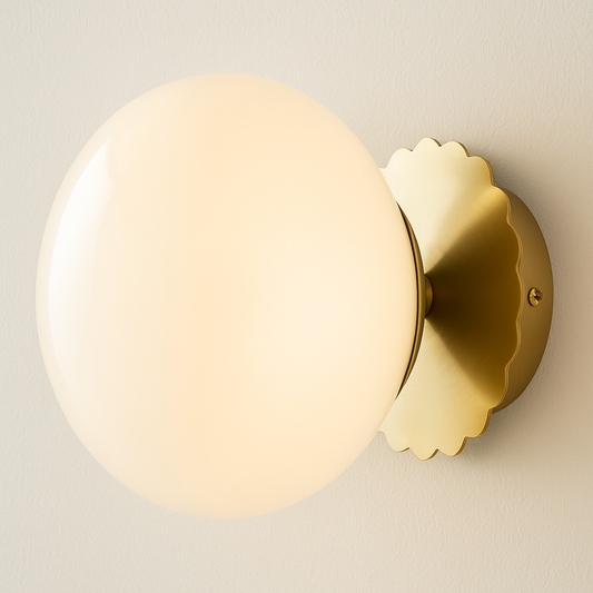 Luminária Arandela Moderna Minimalista Metal Vidro Dree