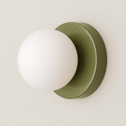 Luminária Arandela Moderna Minimalista Globo Vidro Vox