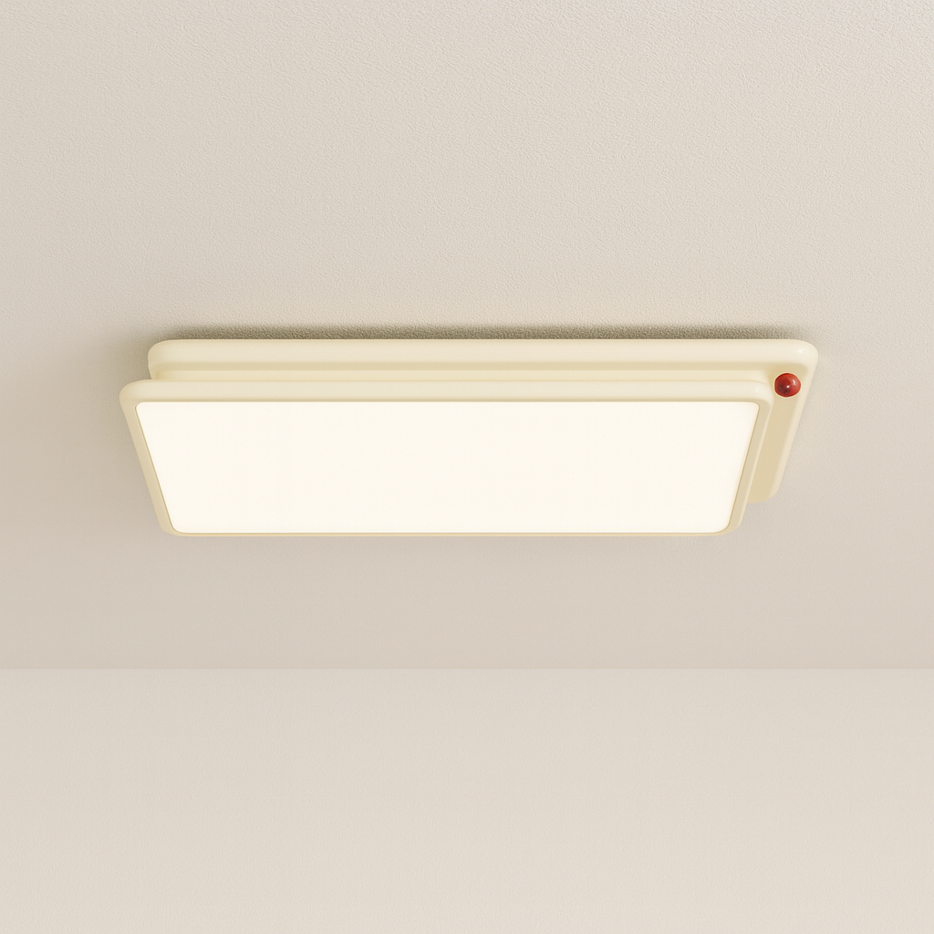 Luminária Plafon Moderna Minimalista Metal PVC Saket