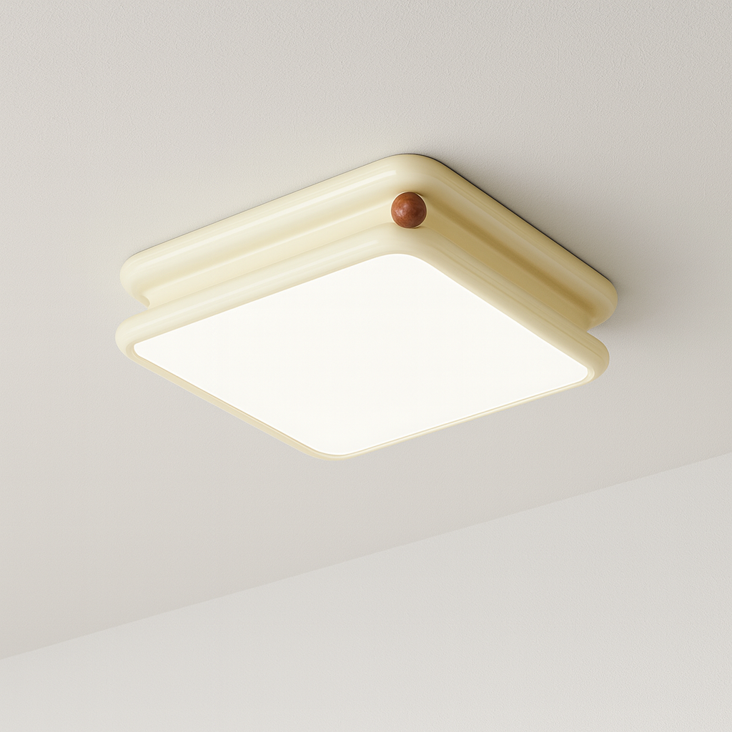 Luminária Plafon Moderna Minimalista Metal PVC Saket
