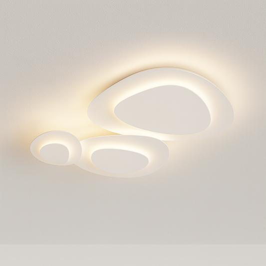 Luminária Plafon Moderna Minimalista LED Metal Acrílico Vasant