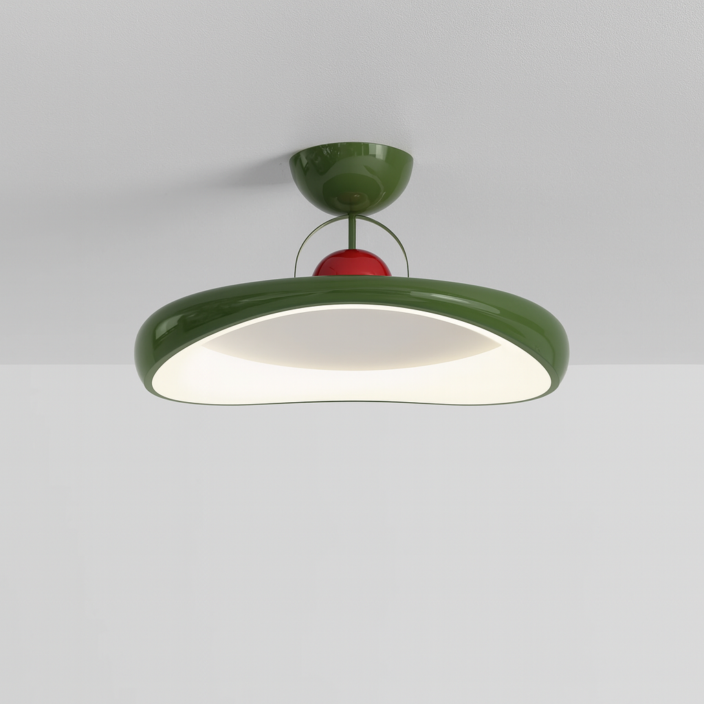 Luminária Plafon Moderna Minimalista LED Metal Acrílico Worli