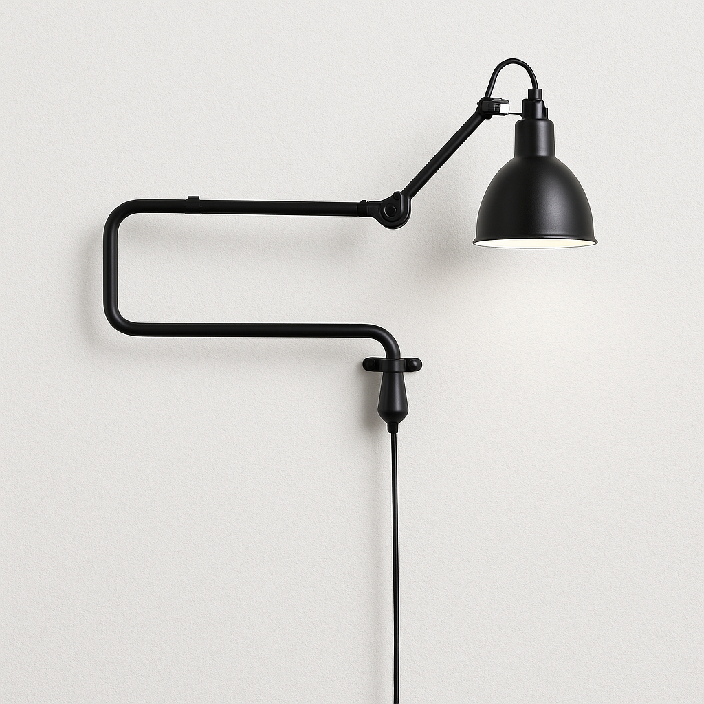 Luminária Arandela Moderno Minimalista Articulada Metal Dacco