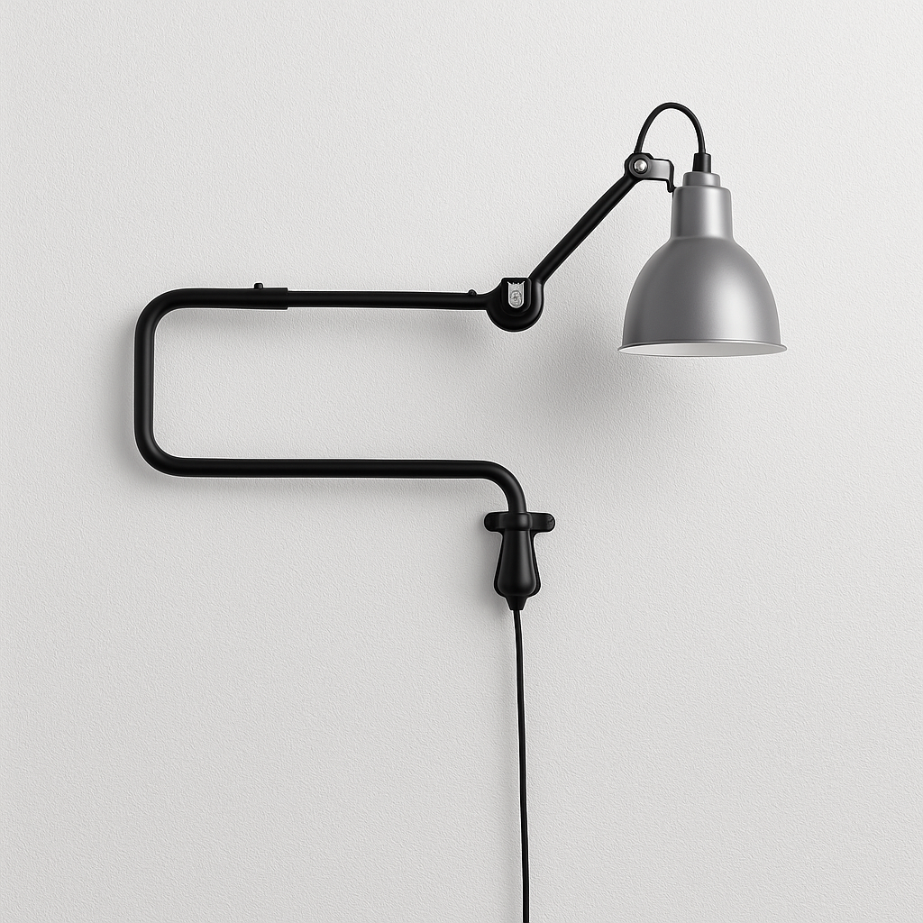 Luminária Arandela Moderno Minimalista Articulada Metal Dacco