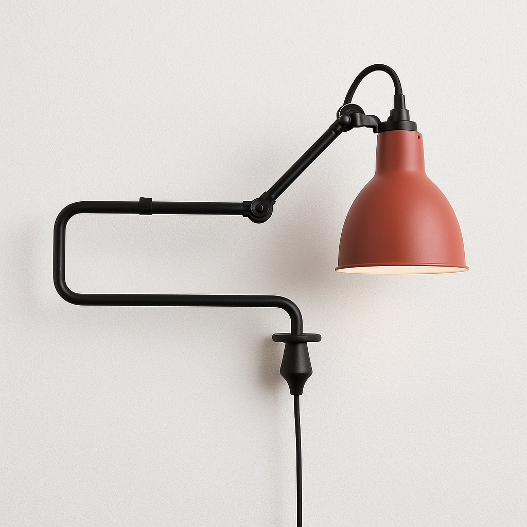 Luminária Arandela Moderno Minimalista Articulada Metal Dacco