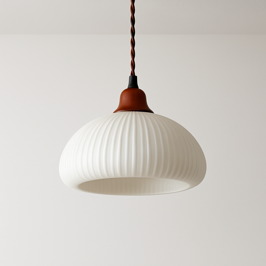 Luminária Pendente Moderna Minimalista Cerâmica Vaeo