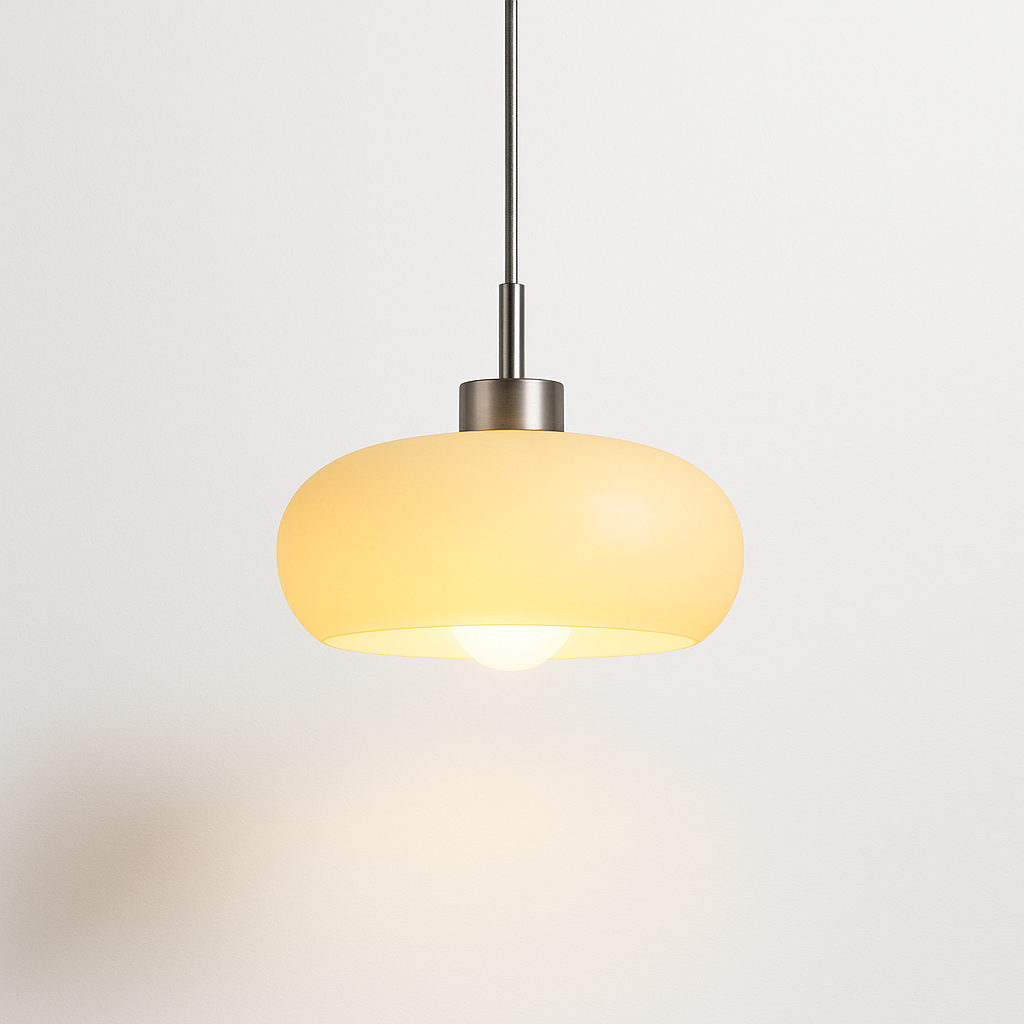 Luminária Pendente Moderna Minimalista Vidro Lucente