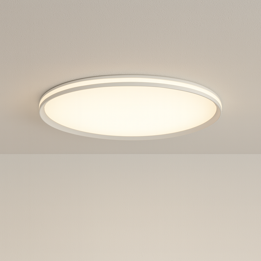 Luminária Plafon Moderna Minimalista LED Metal Acrílico Pasay