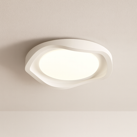 Luminária Plafon Moderna Minimalista LED Metal Acrílico Jaffa