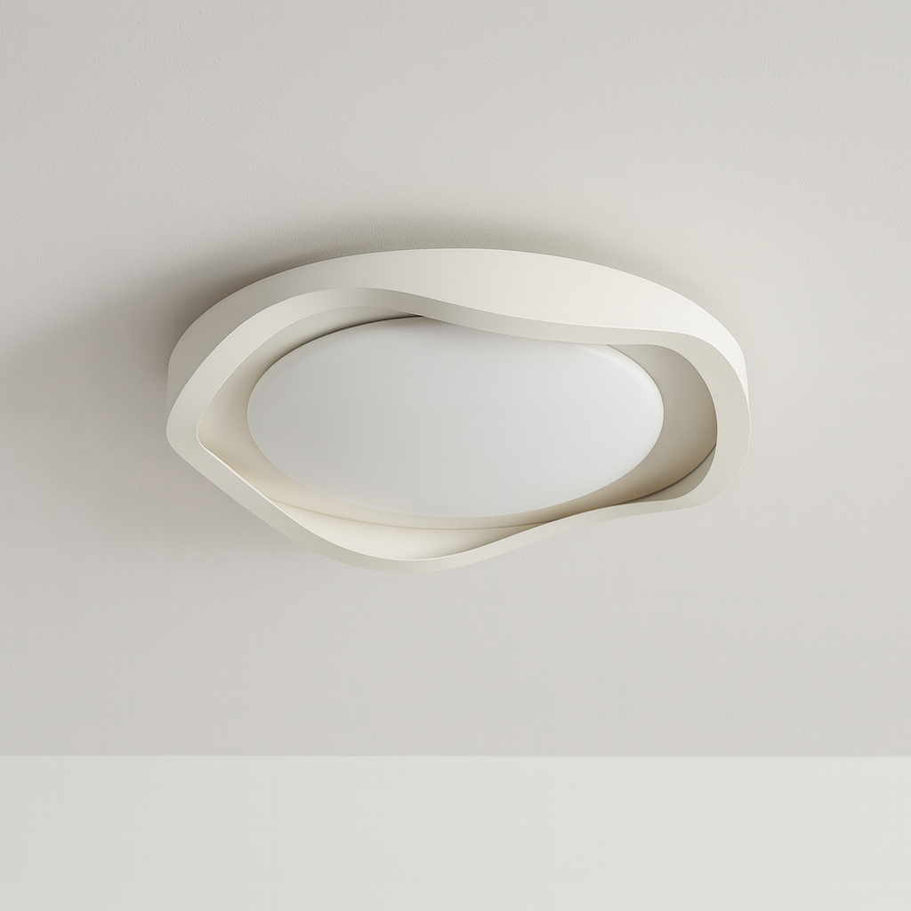 Luminária Plafon Moderna Minimalista LED Metal Acrílico Jaffa