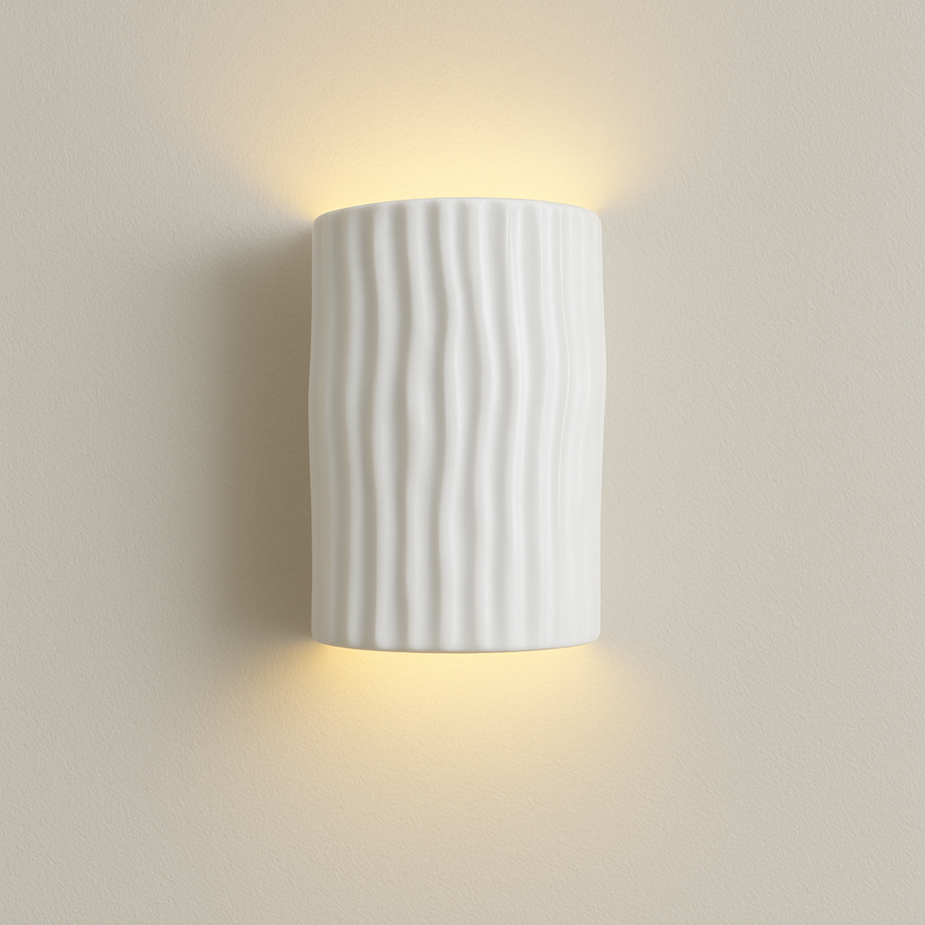 Luminária Arandela Moderna Minimalista LED Resina Obhur