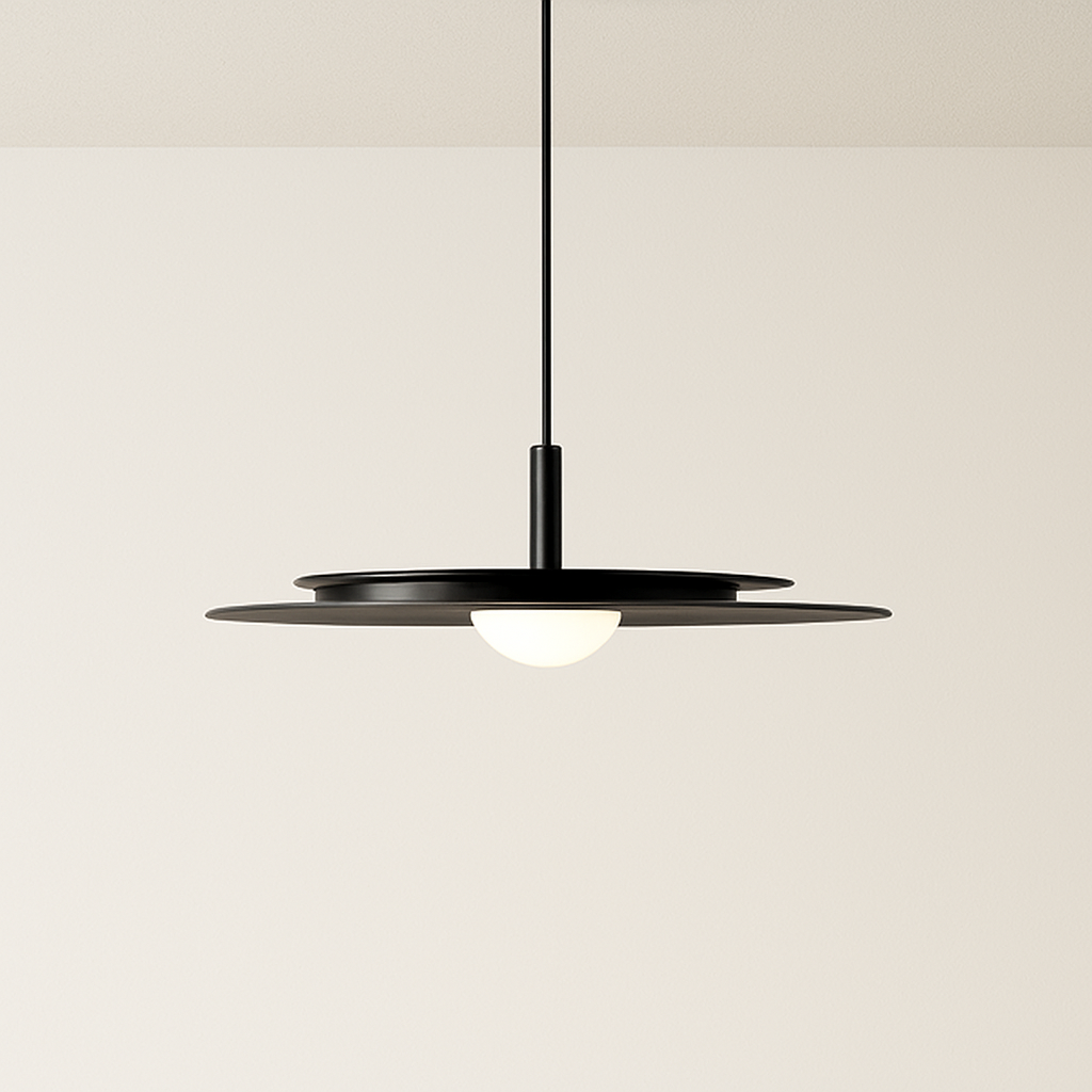 Luminária Pendente Moderna Minimalista LED Metal Acrílico Hamra