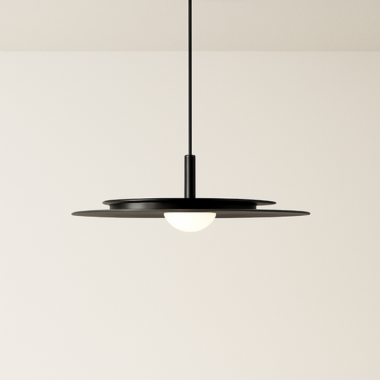 Luminária Pendente Moderna Minimalista LED Metal Acrílico Hamra