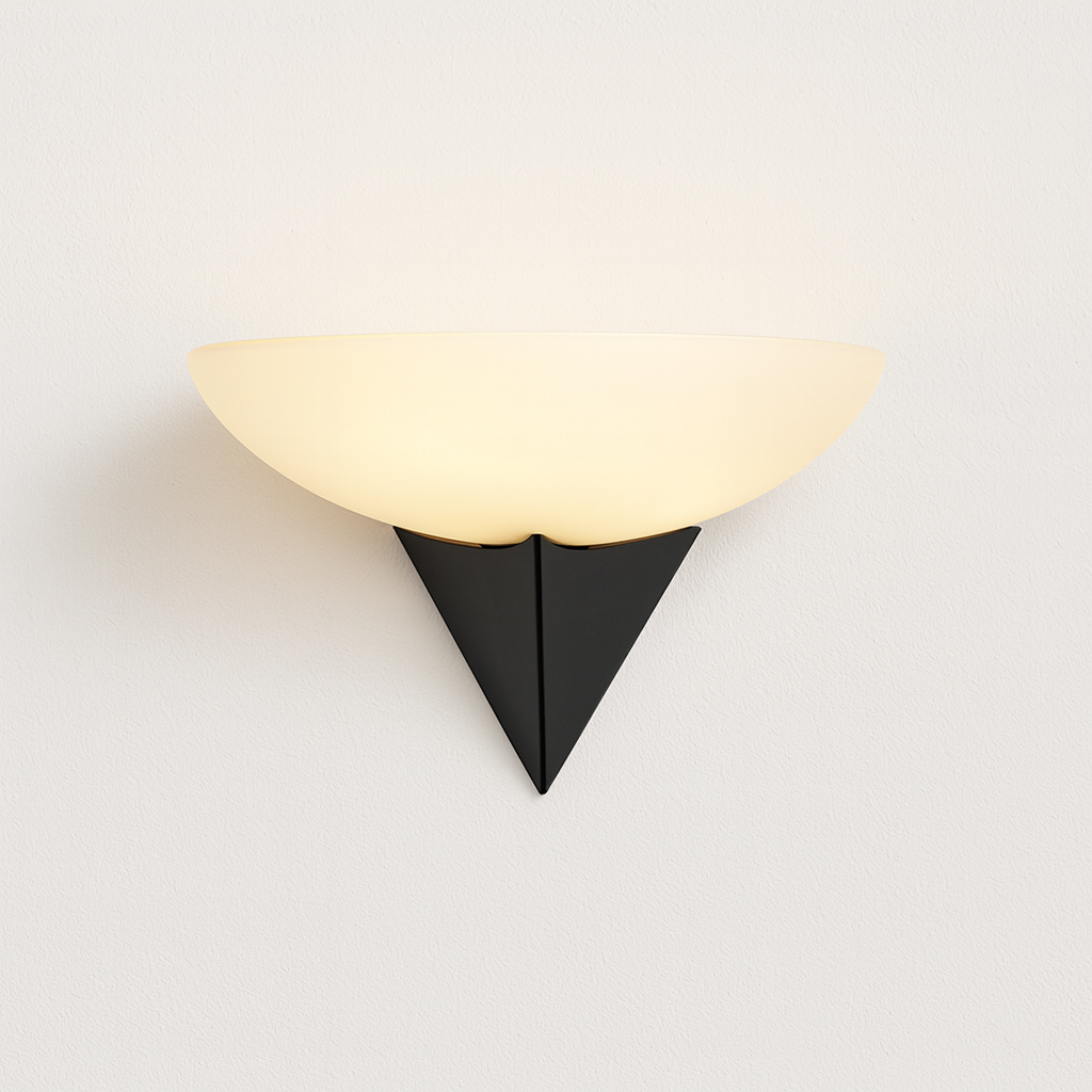 Luminária Arandela Moderna Minimalista Metal Vidro Bromma