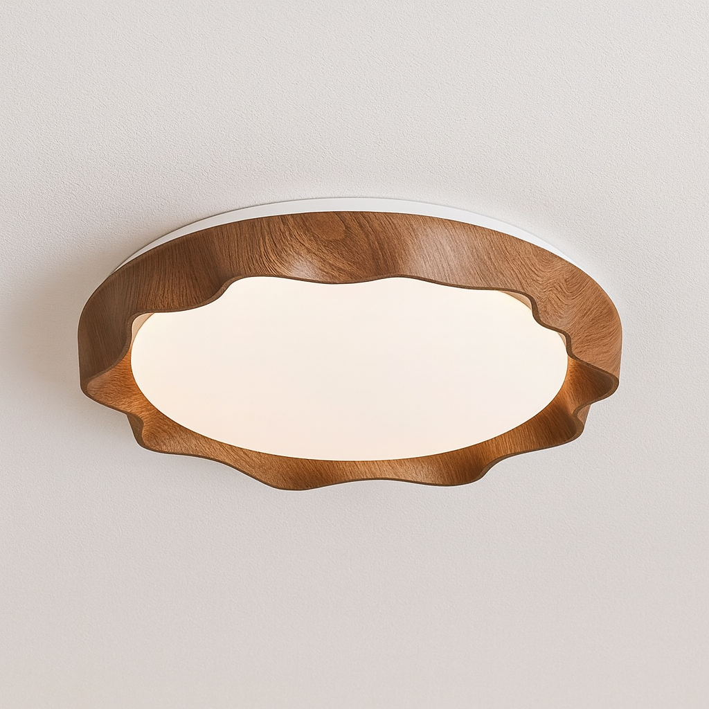 Luminária Plafon Moderna Minimalista LED Metal Acrílico Kista
