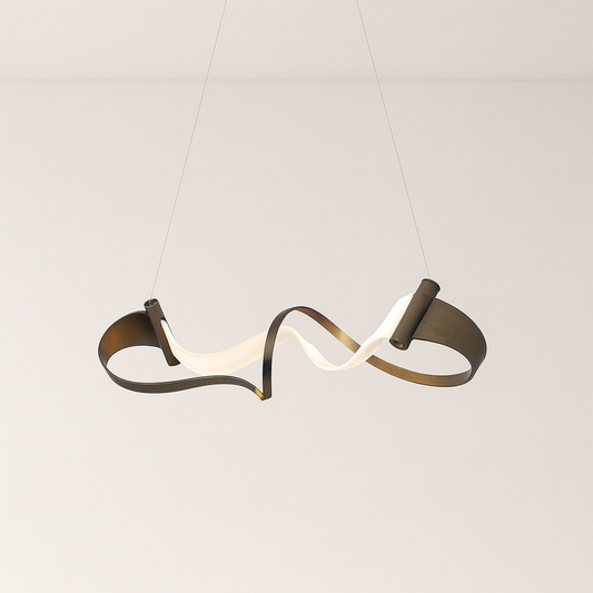 Luminária Pendente Moderna Minimalista LED Metal Acrílico Kalmar