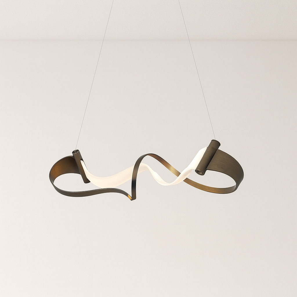 Luminária Pendente Moderna Minimalista LED Metal Acrílico Kalmar