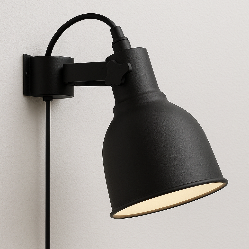 Luminária Arandela Moderna Minimalista Articulada Metal Zari