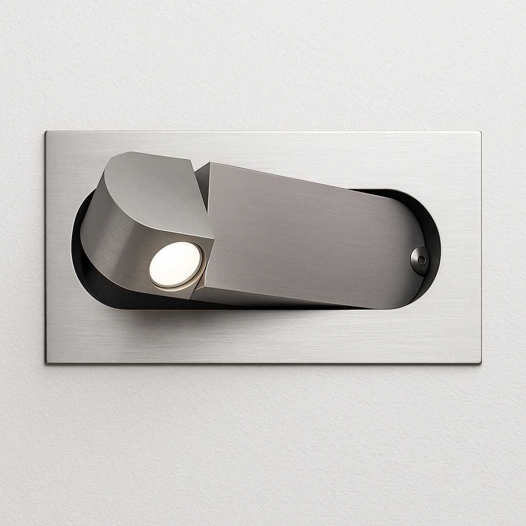 Luminária Arandela Moderna Minimalista LED Metal Ganvalle