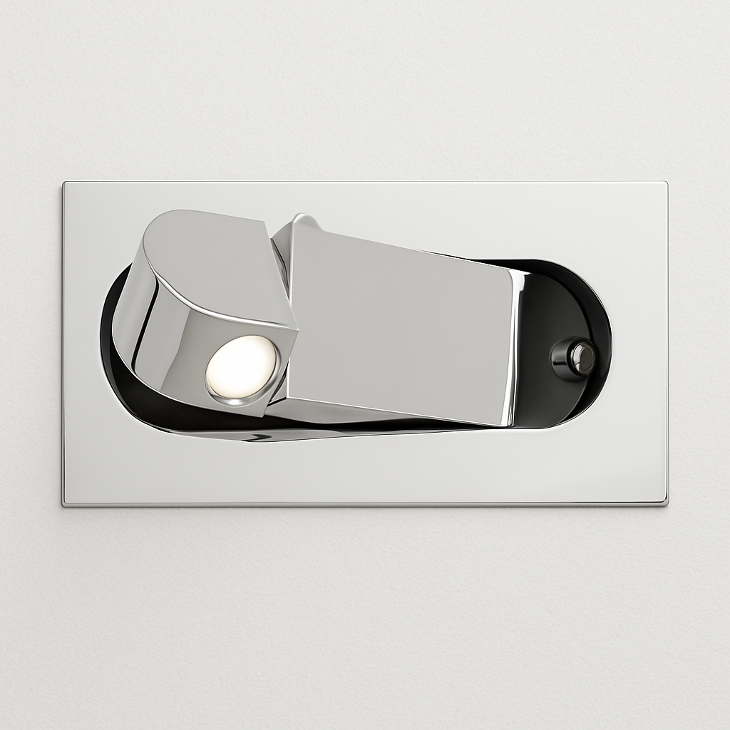 Luminária Arandela Moderna Minimalista LED Metal Ganvalle