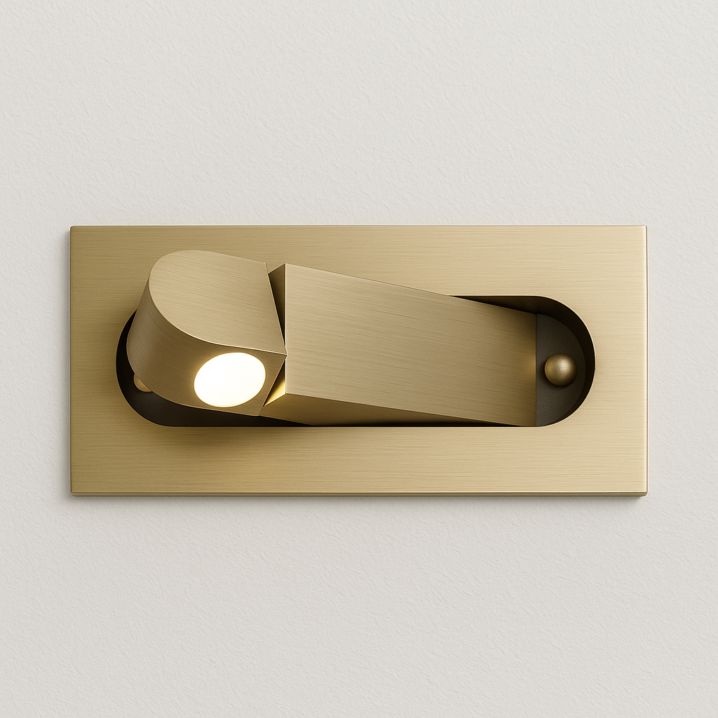 Luminária Arandela Moderna Minimalista LED Metal Ganvalle