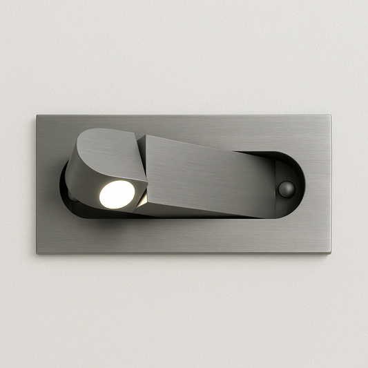 Luminária Arandela Moderna Minimalista LED Metal Ganvalle