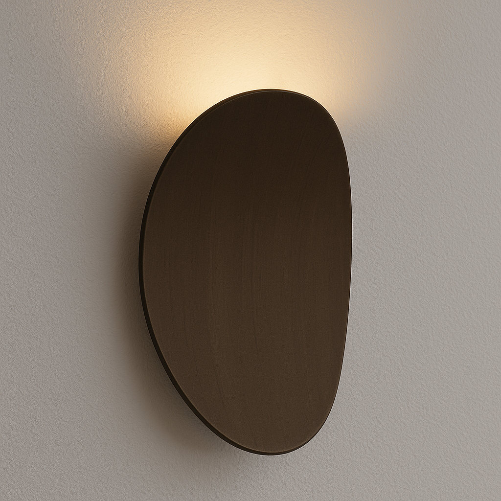 Luminária Arandela Moderna Minimalista Rústico Madeira Dakar