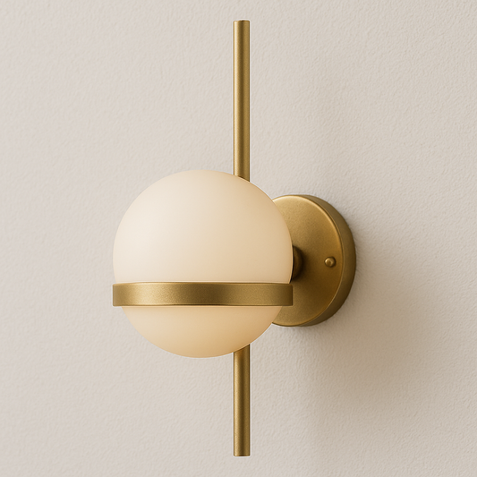 Luminária Arandela Moderna Minimalista Bola Vidro Globe