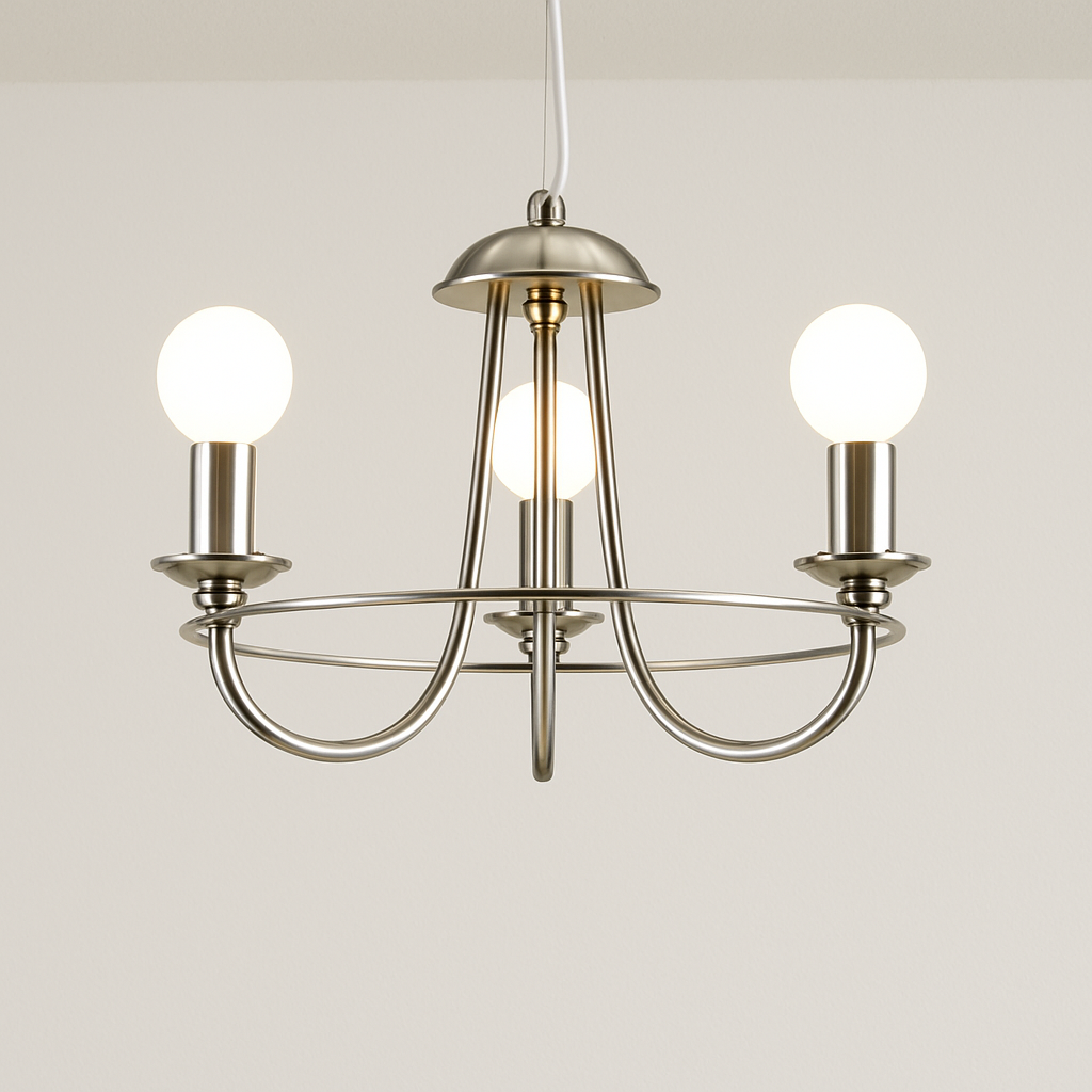 Luminária Pendente Moderna Minimalista Metal Vidro Boden