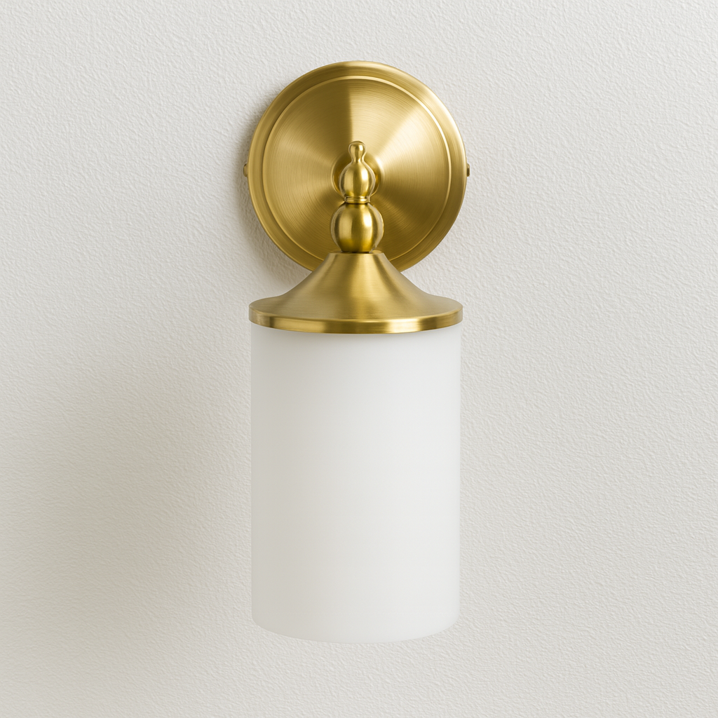 Luminária Arandela Moderna Minimalista Metal Vidro Gura
