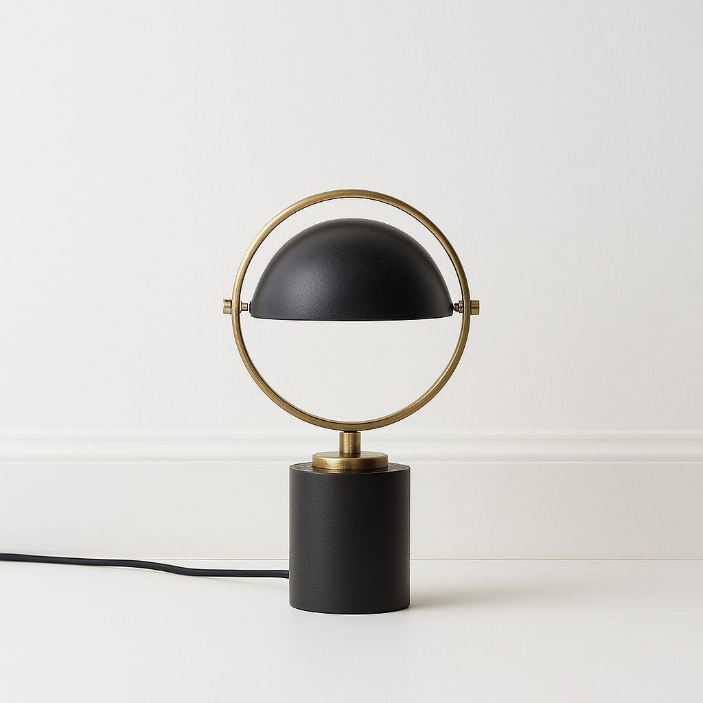 Luminária de Mesa Moderna Minimalista Articulada Saturn