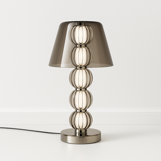 Luminária de Mesa Abajur Moderna Minimalista LED Vidro Targora
