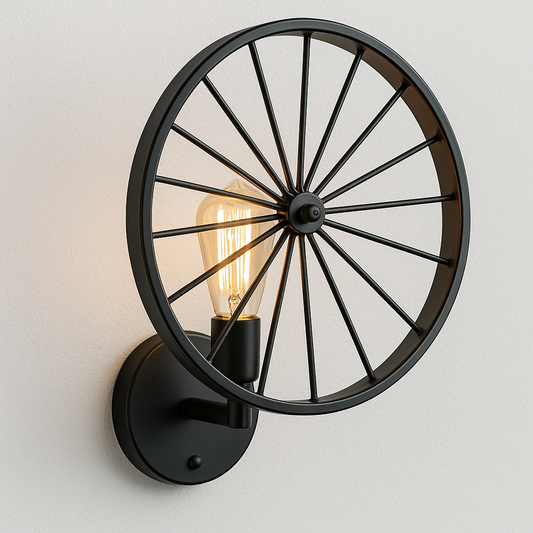 Luminária Arandela Moderna Industrial Retrô Wheel