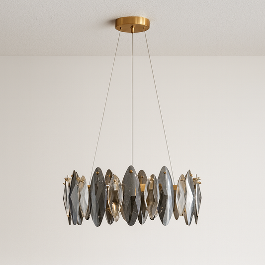 Luminária Pendente Moderna Minimalista Cristal Inoa