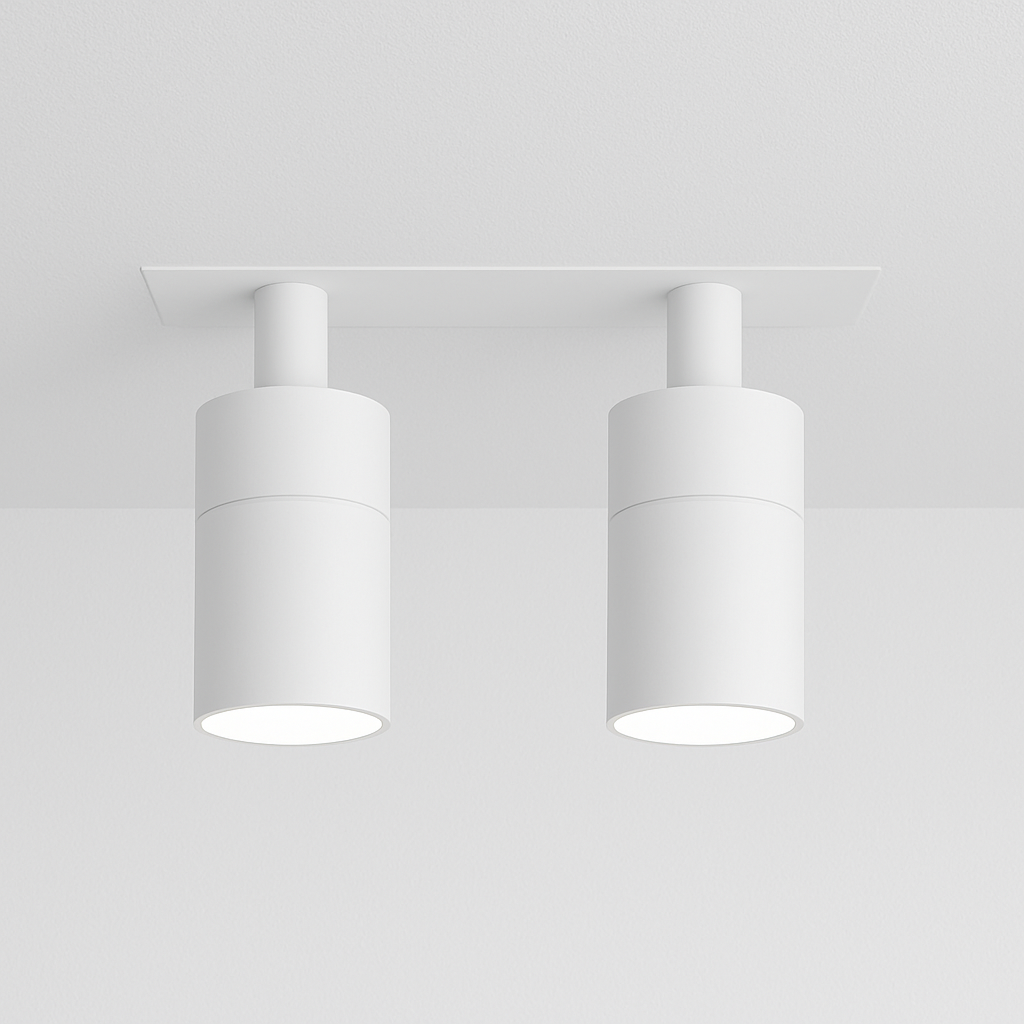 Luminária Spot Embutir Moderno Minimalista Articulada LED Duik Black