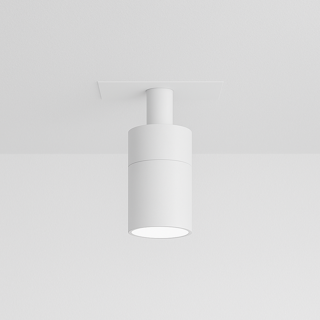 Luminária Spot Embutir Moderno Minimalista Articulada LED Duik Black