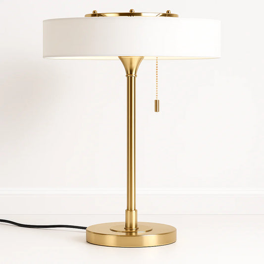 Luminária de Mesa Abajur Moderna Minimalista Metal Acrílico Lerho
