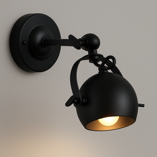 Luminária Arandela Moderna Minimalista Industrial Retrô Articulada Metal Magnus