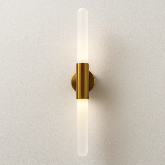 Luminária Arandela Moderno Minimalista Metal Vidro Daraw