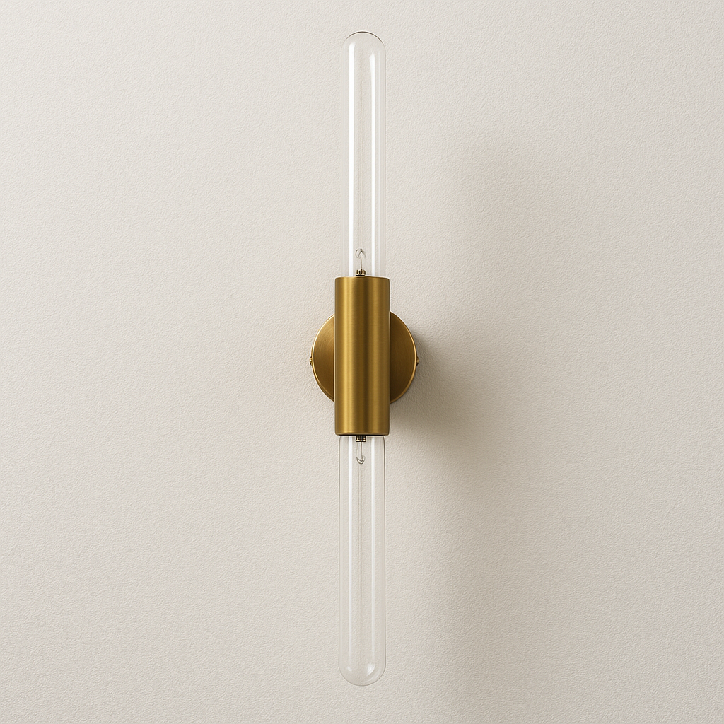 Luminária Arandela Moderno Minimalista Metal Vidro Daraw