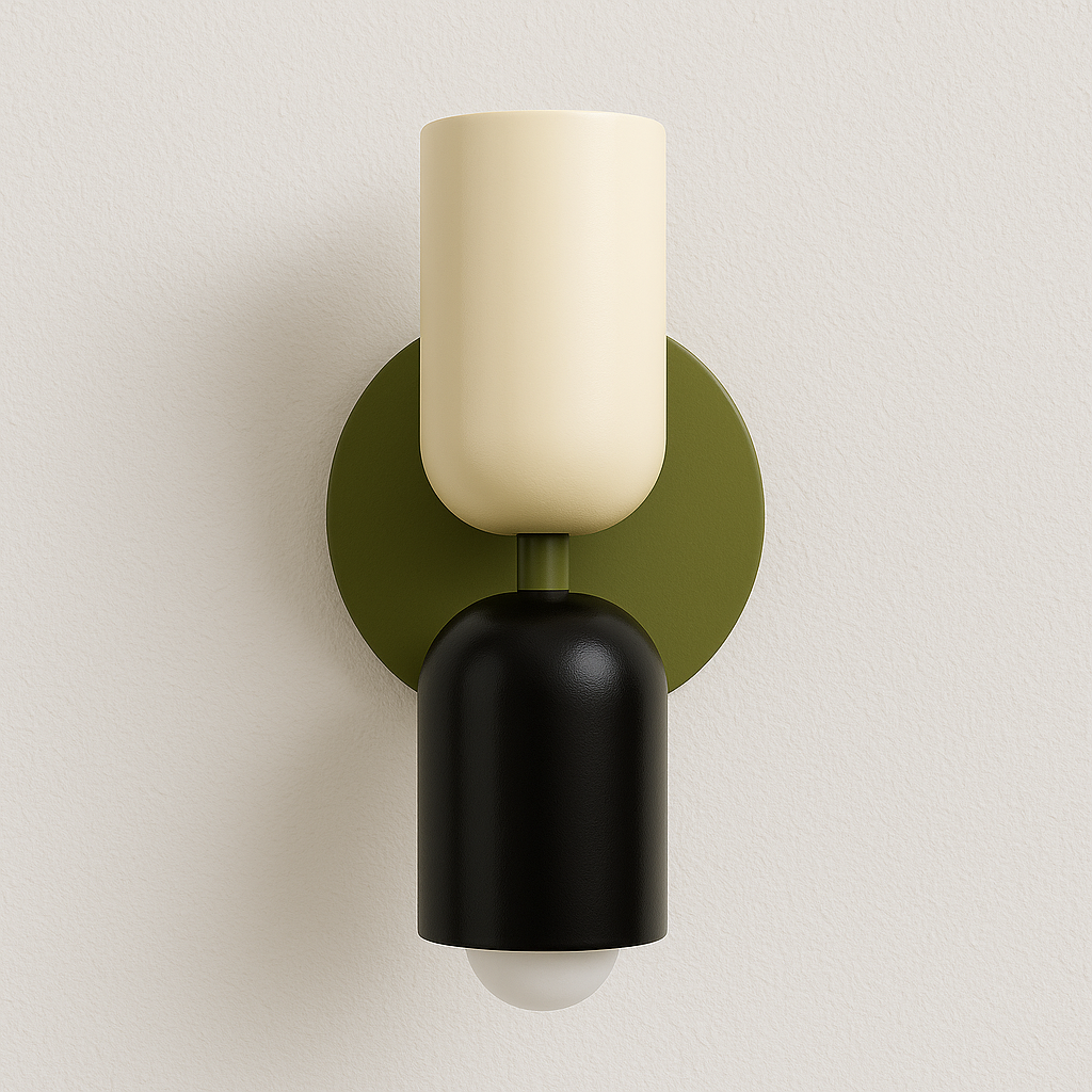 Luminária Arandela Moderna Minimalista Metal Elffo