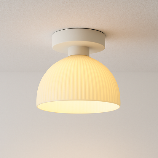 Luminária Plafon Moderna Minimalista Vidro Coulux