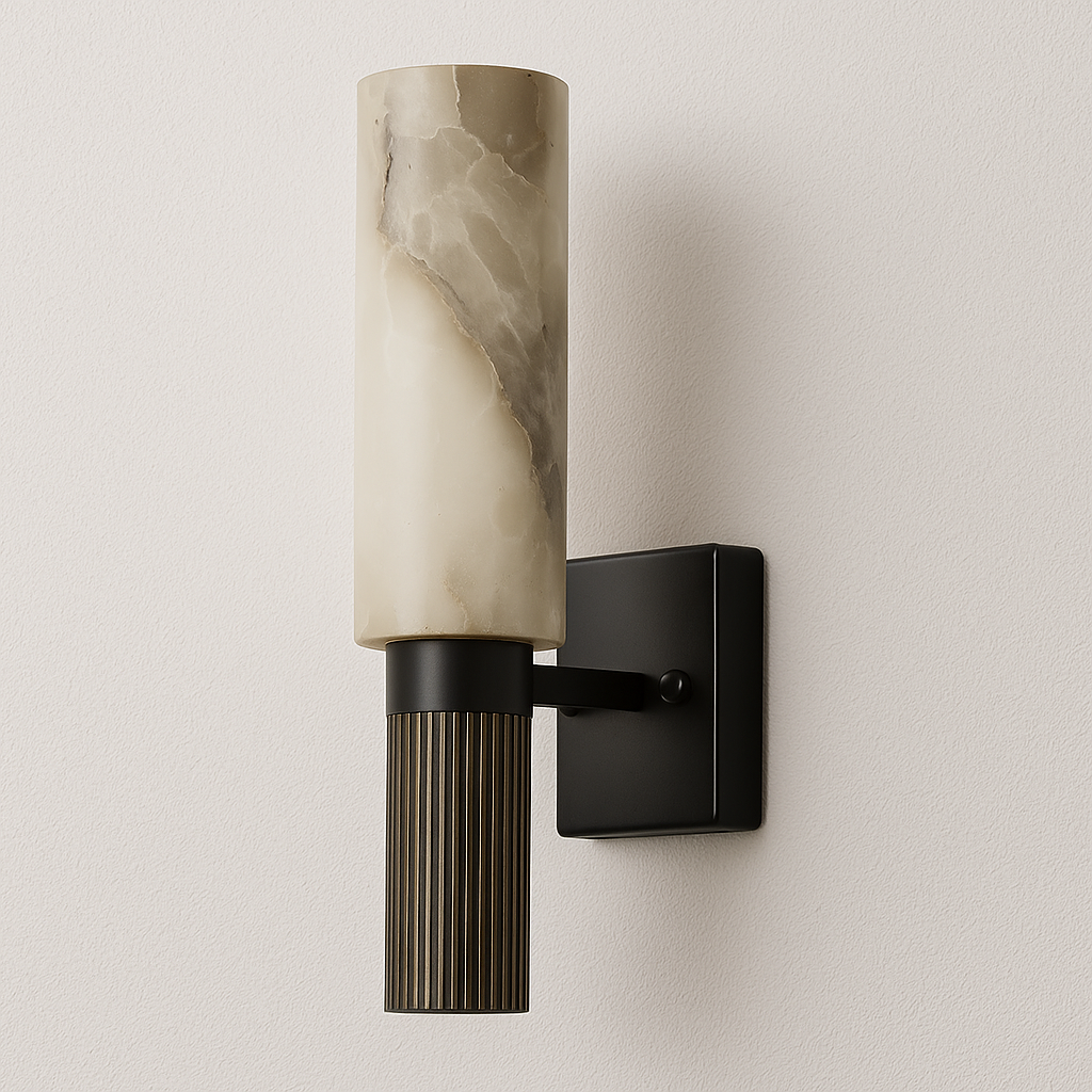 Luminária Arandela Moderna Minimalista Mármore Padone