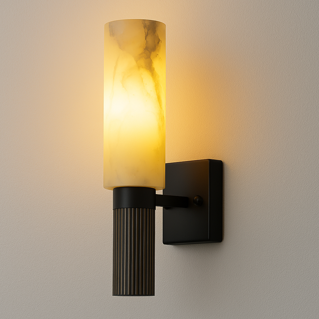 Luminária Arandela Moderna Minimalista Mármore Padone