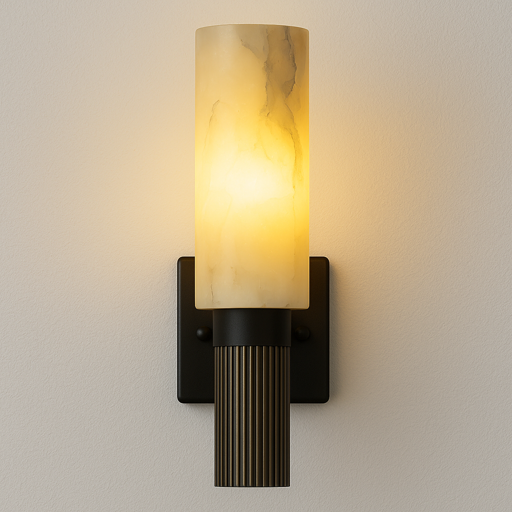 Luminária Arandela Moderna Minimalista Mármore Padone
