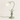 Luminária de Mesa Abajur Moderna Minimalista Acrílico Floral Garden